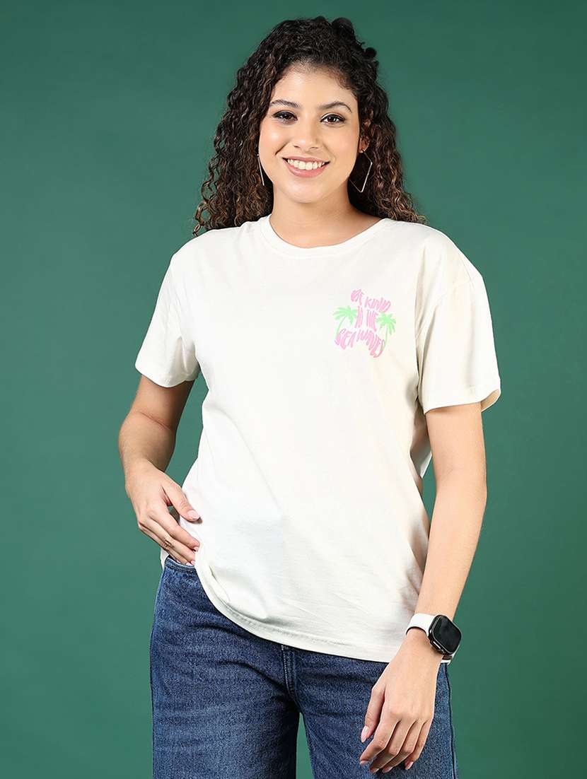 women printed short sleeve regular fit t-shirt - 21700809 -  Standard Image - 2