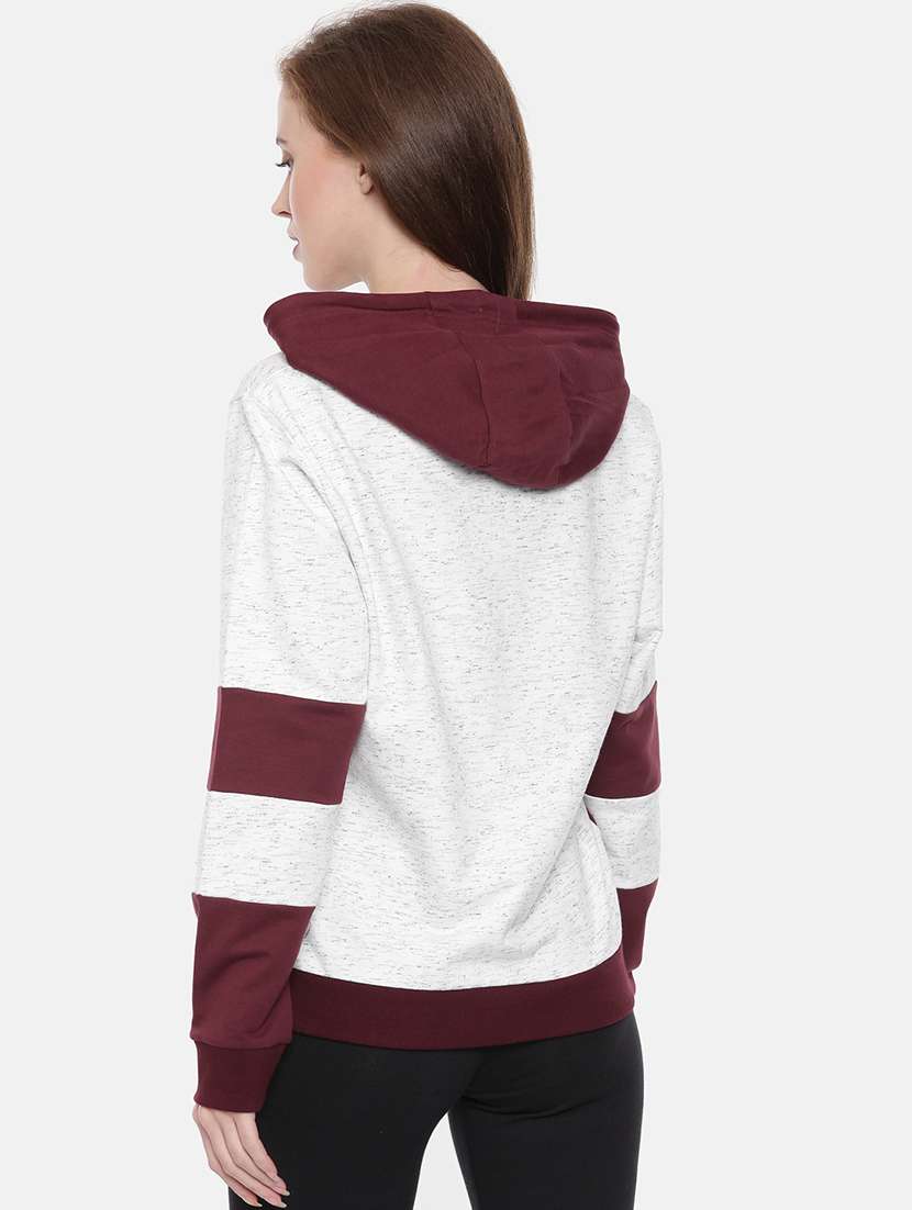 women color block long sleeve sweatshirt - 21700962 - Standard Image - 2