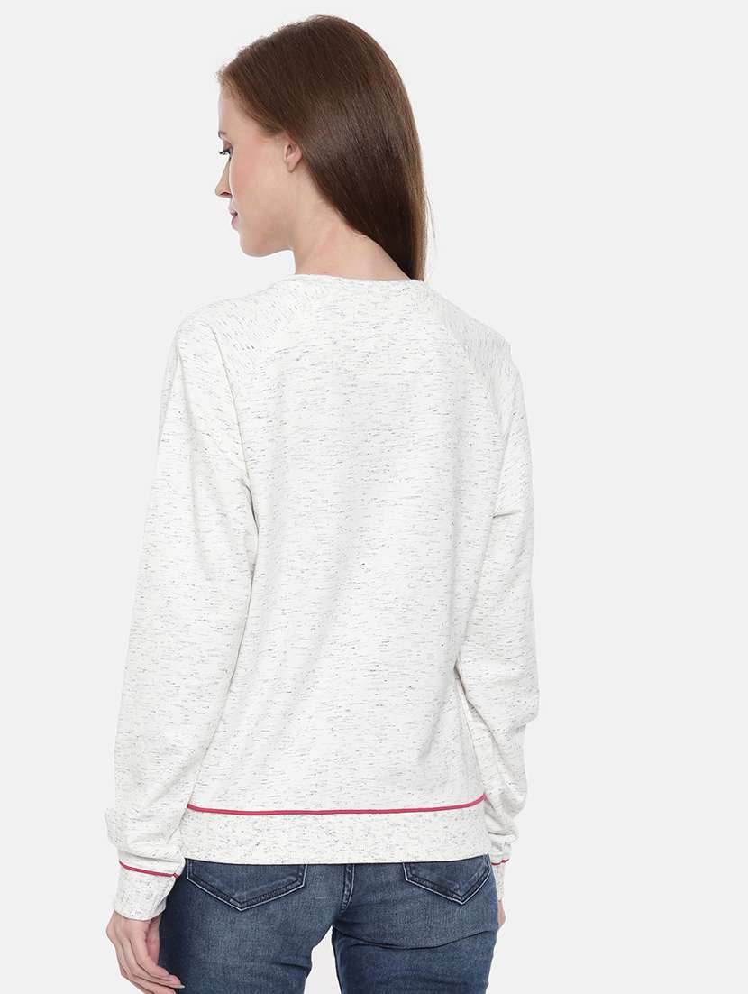 women color block long sleeve sweatshirt - 21700965 - Standard Image - 2