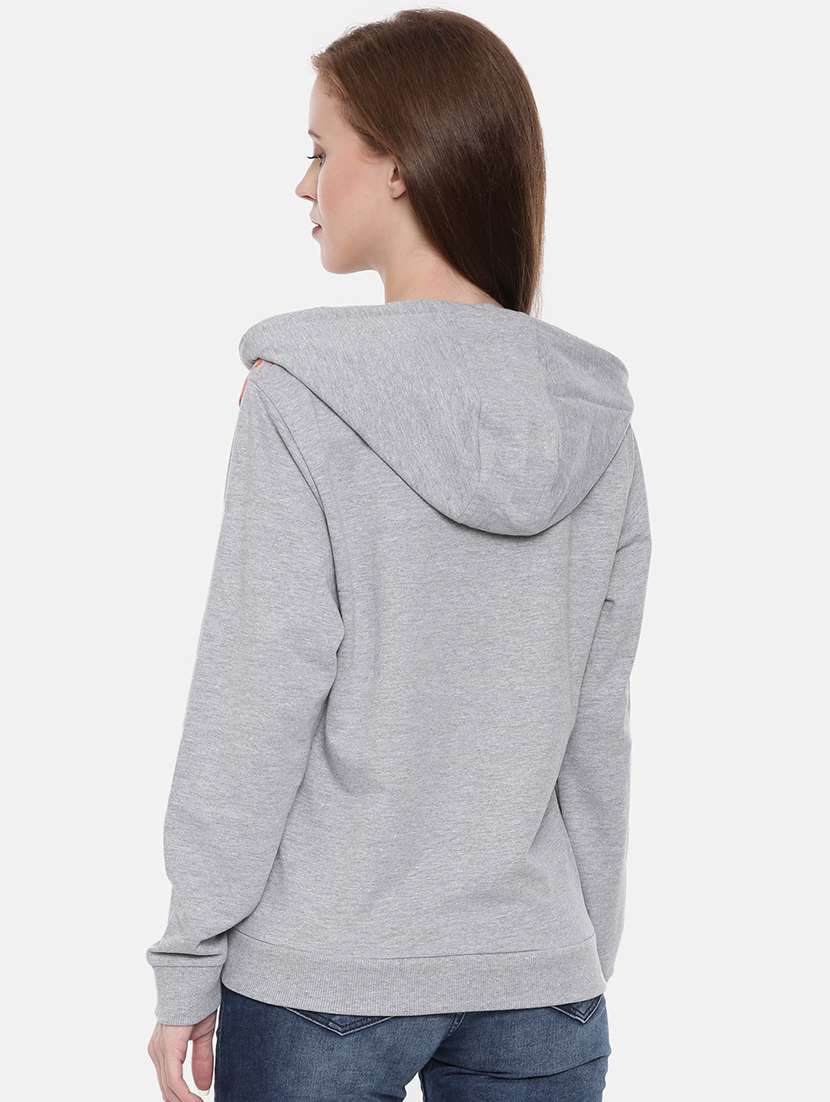 women front print long sleeve sweatshirt - 21700970 -  Standard Image - 2