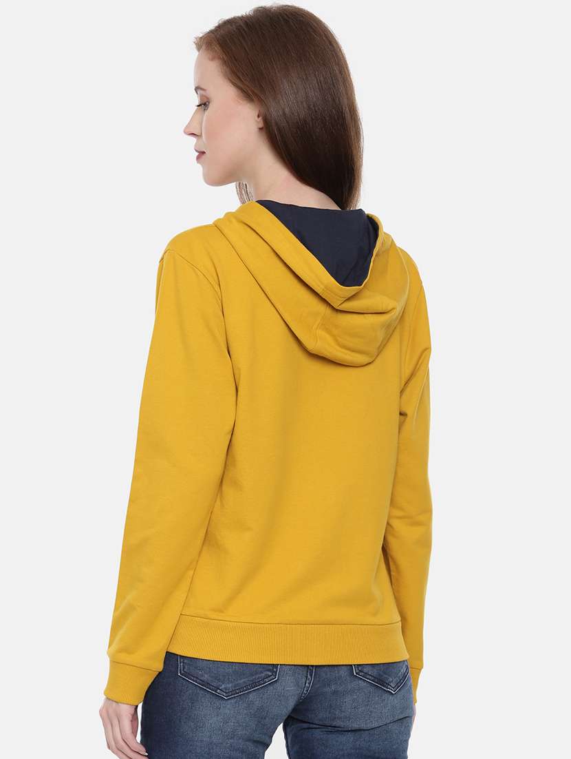 women solid long sleeve sweatshirt - 21700972 -  Standard Image - 2