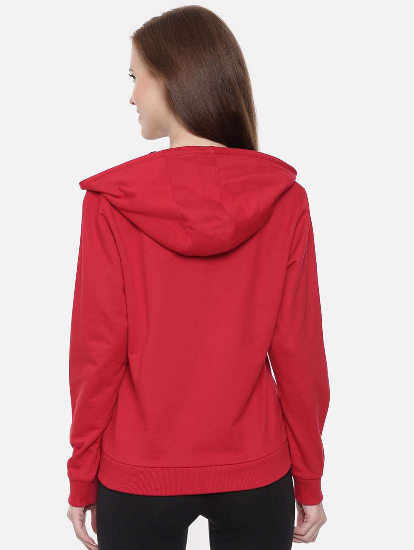 women solid long sleeve sweatshirt - 21700973 -  Standard Image - 2