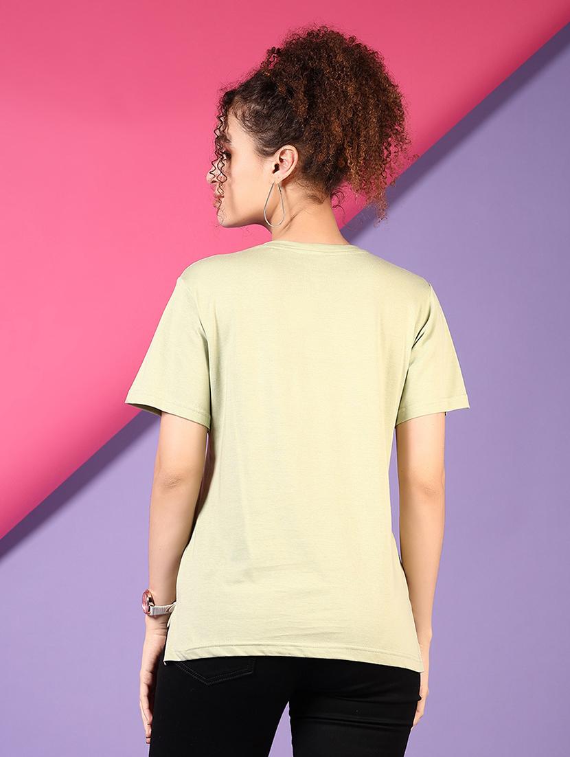 women printed short sleeve t-shirt - 21701003 - Standard Image - 2