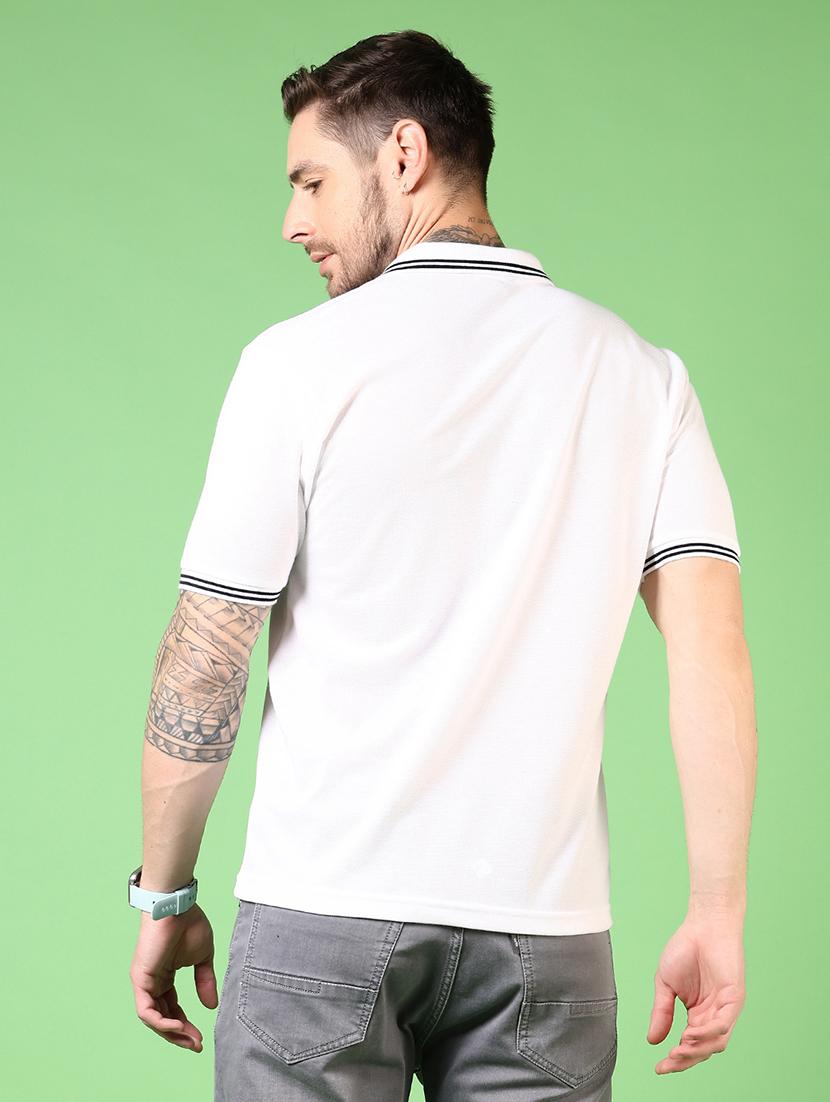 men short sleeves plain polo t-shirt - 21701022 - Standard Image - 2