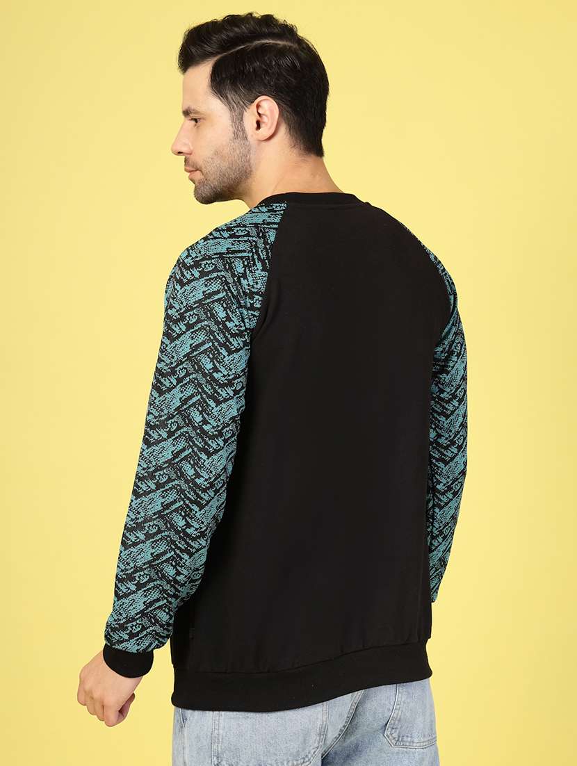 mwn printed round neck sweatshirt - 21703439 - Standard Image - 2