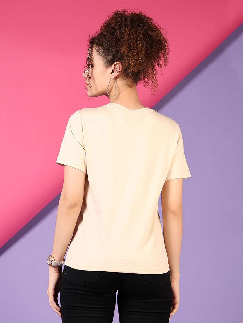 women printed short sleeve t-shirt - 21703552 - Standard Image - 2