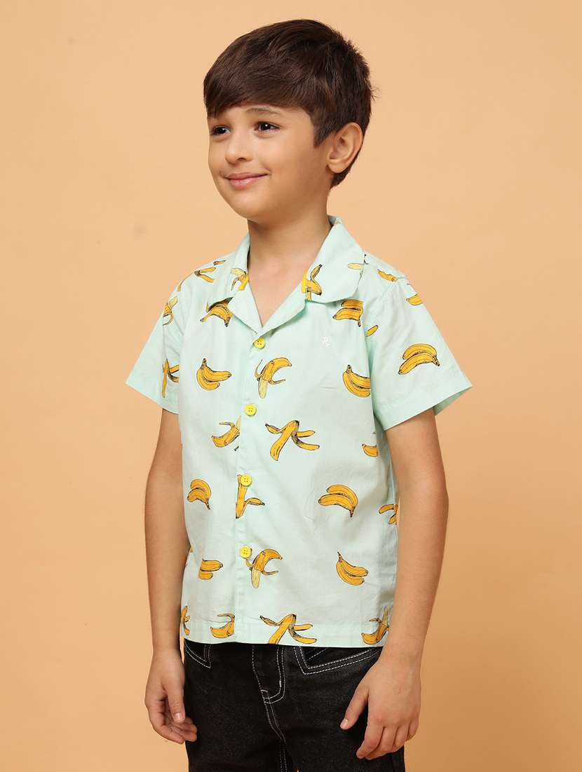 boys printed short sleeve shirt - 21703714 -  Standard Image - 2