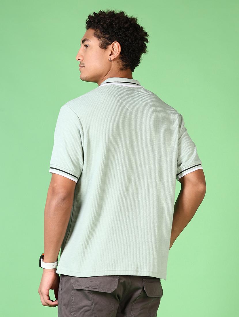 men short sleeves solid plain t-shirt - 21703855 - Standard Image - 2