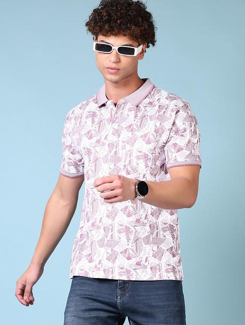 men short sleeves printed polo t-shirt - 21703859 -  Standard Image - 0