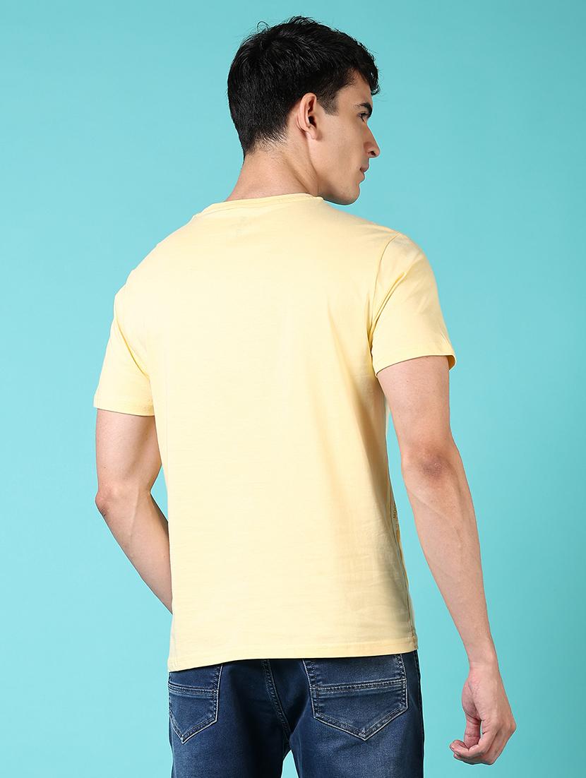 men round neck front print t-shirt - 21703872 - Standard Image - 2