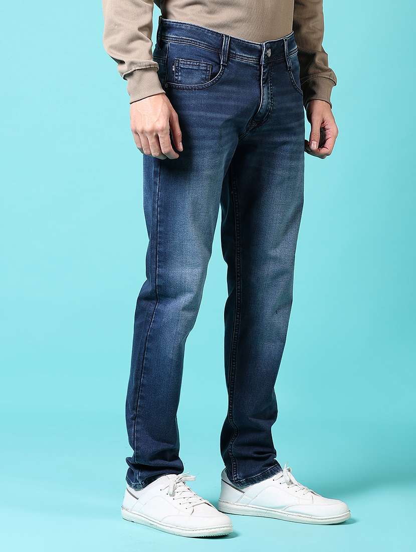 men mid rise plain jeans - 21703904 -  Standard Image - 2