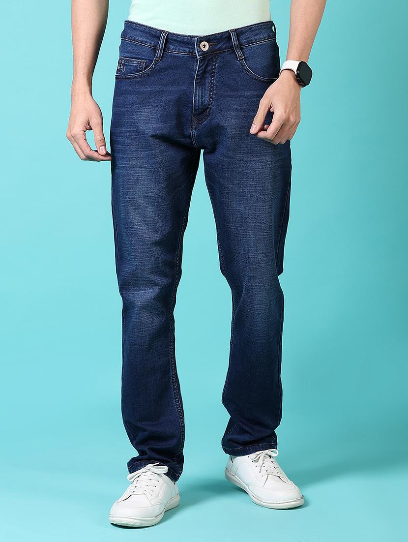 men mid rise plain jeans - 21703907 - Zoom Image - 0