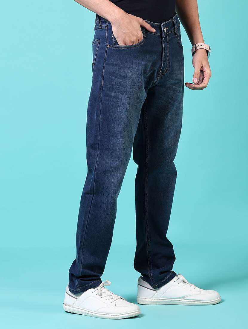 men mid rise plain jeans - 21703909 -  Standard Image - 2