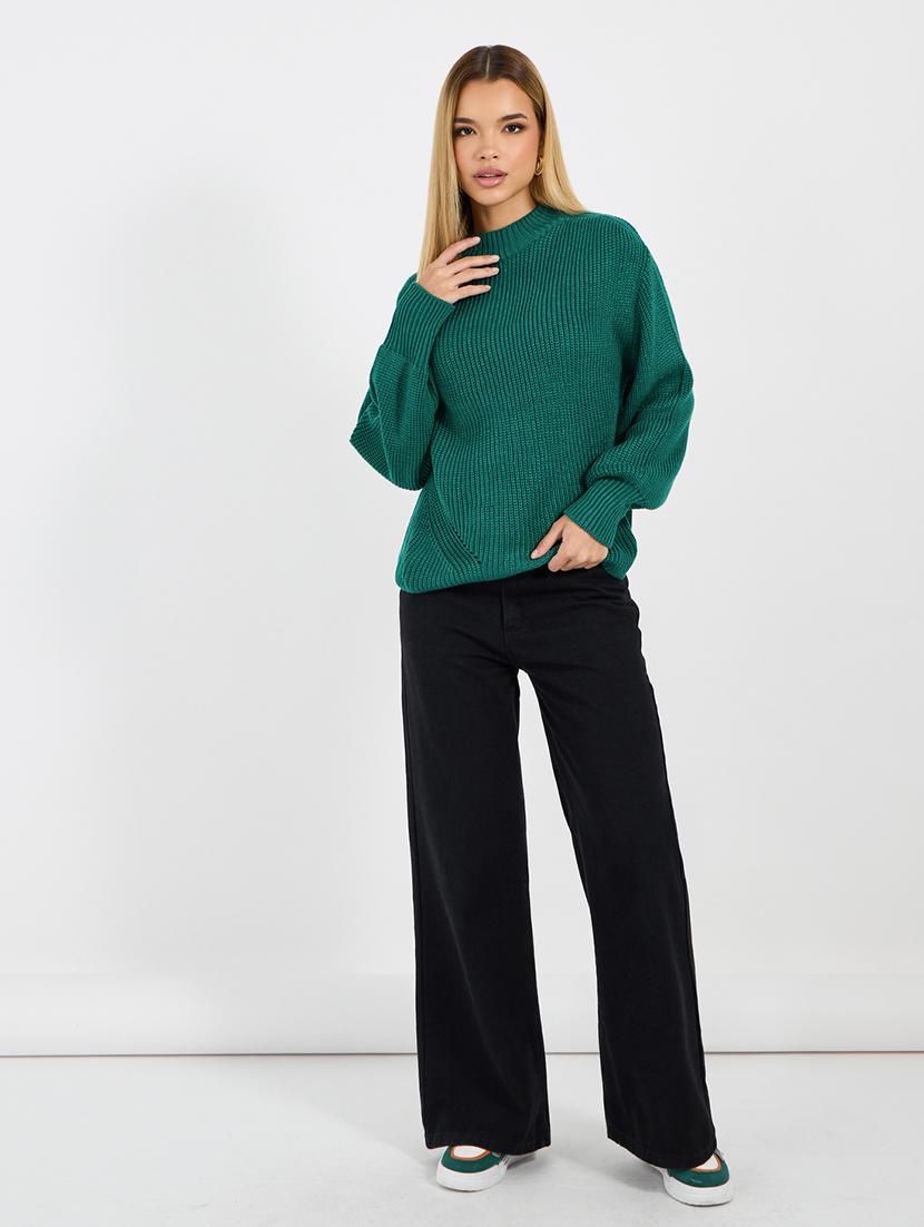 women green self design long sleeve pullover - 21704007 - Standard Image - 2