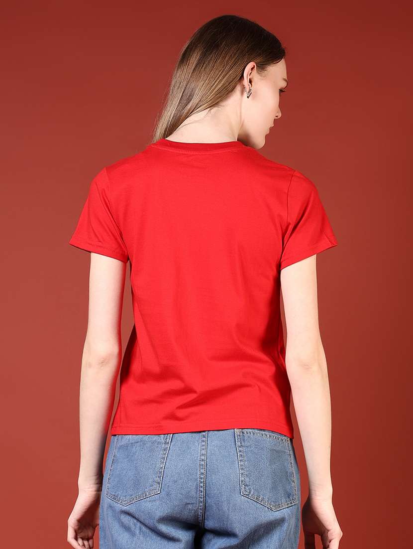 women printed short sleeves regular t-shirt - 21704104 -  Standard Image - 2