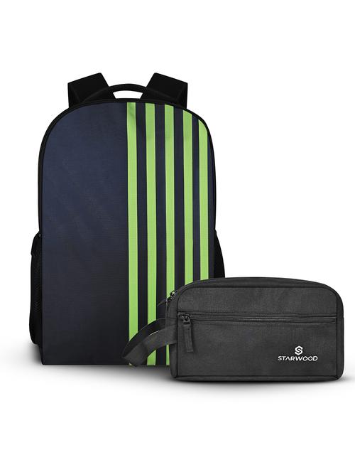 men printed adjustable strap backpack with pouch - 21704752 -  Standard Image - 0