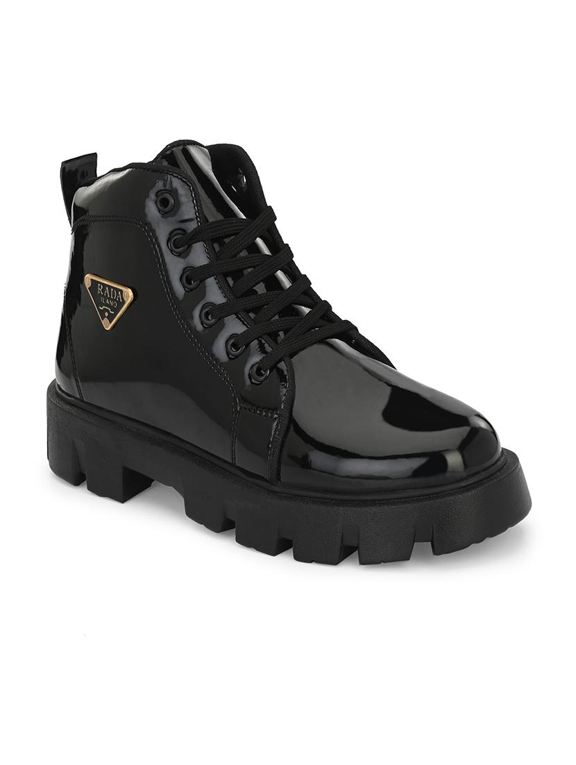 men black lace up boots - 21704867 - Zoom Image - 0