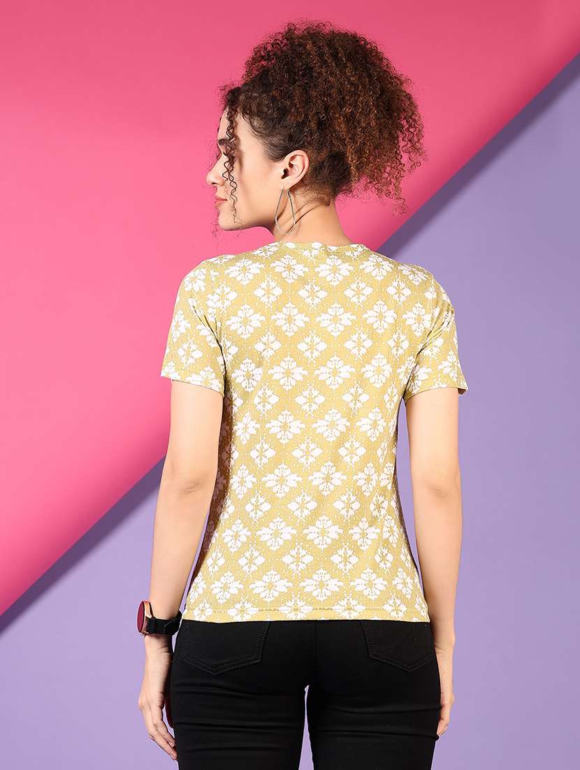 women printed short sleeve t-shirt - 21704919 - Standard Image - 2