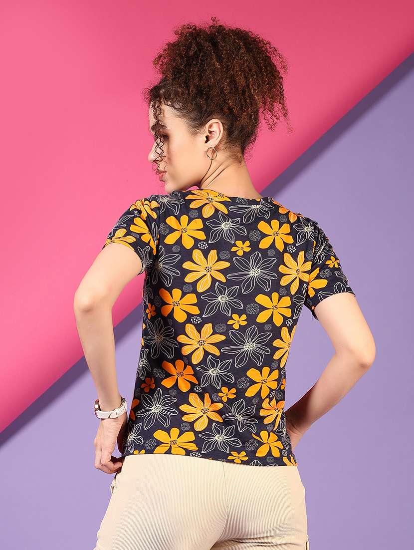women printed short sleeve t-shirt - 21704923 -  Standard Image - 2