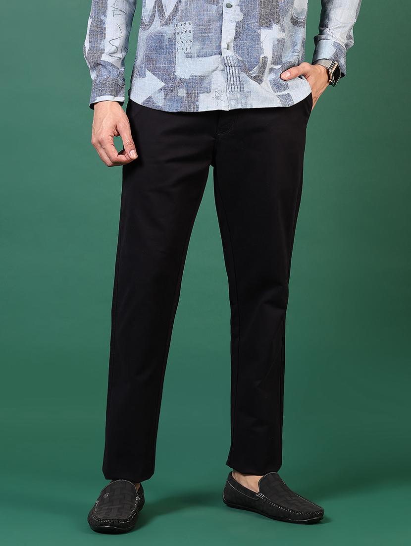men solid mid rise casual chino - 21705008 - Zoom Image - 0