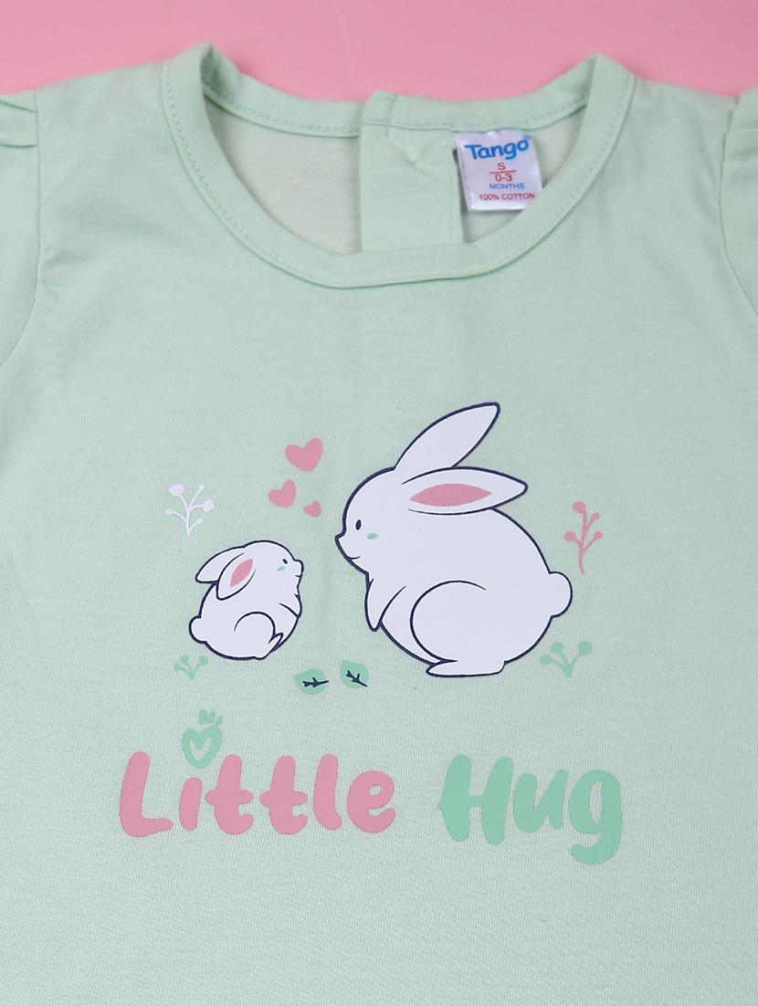 kids pack of 2 printed t-shirt with bloomers - 21705014 - Standard Image - 2