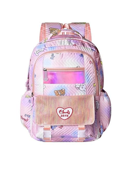 girls printed adjustable strap backpack - 21705347 -  Standard Image - 0