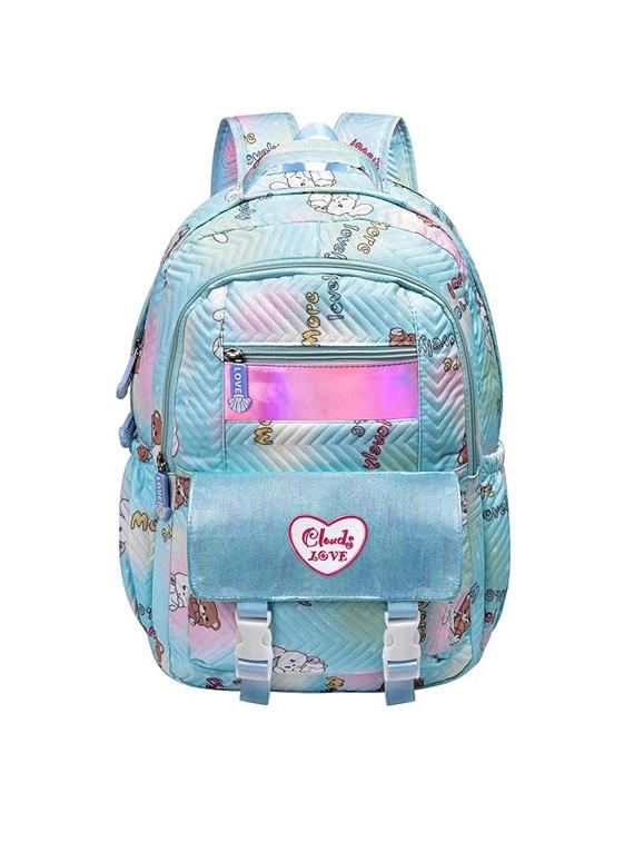 girls printed adjustable strap backpack - 21705348 -  Zoom Image - 0