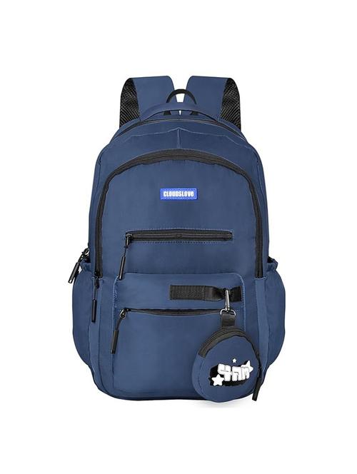 women blue solid utility backpack - 21705361 - Standard Image - 0