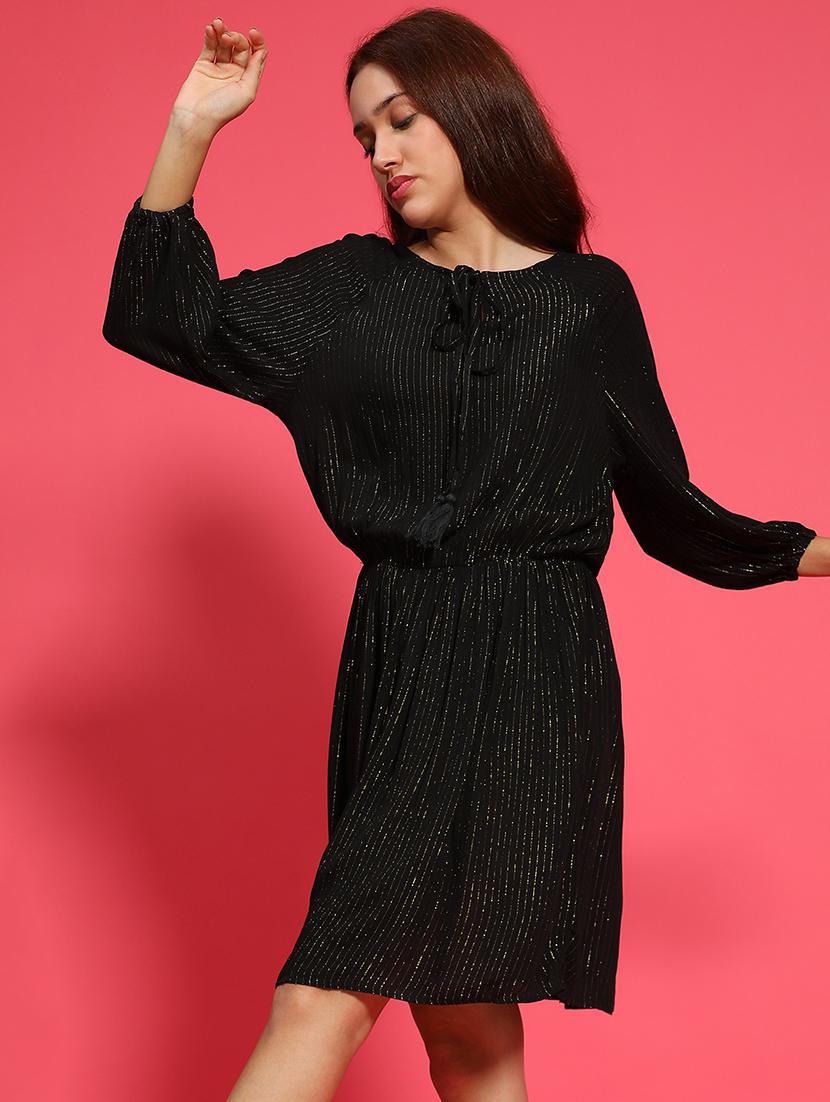 women self designed fit & flare dress - 21705516 - Standard Image - 2