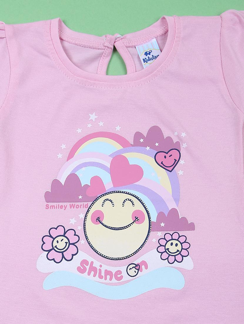 kids printed t-shirt & pajama set - 21705730 - Standard Image - 2