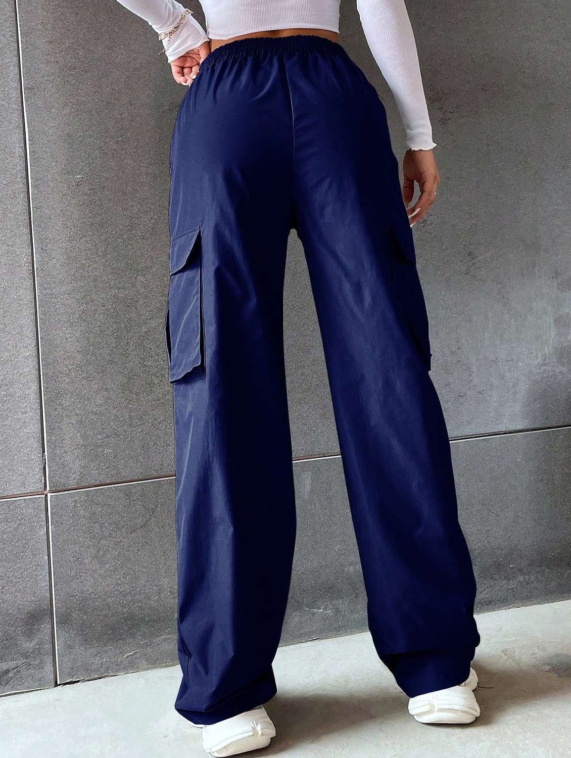 women high rise solid cargo - 21706243 -  Standard Image - 2