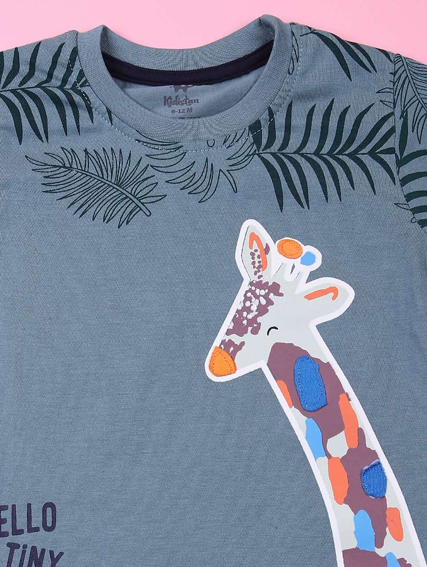 kids printed t-shirt & shorts set - 21706748 - Standard Image - 2