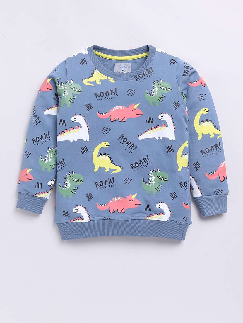 boys printed long sleeve sweatshirt