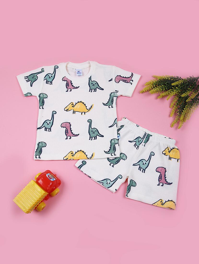 kids printed t-shirt & shorts set - 21707449 - Zoom Image - 0