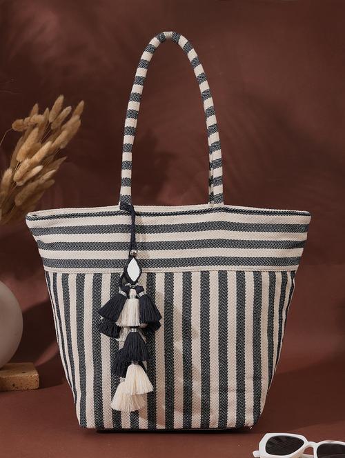 women striped regular tote - 21707589 - Standard Image - 0