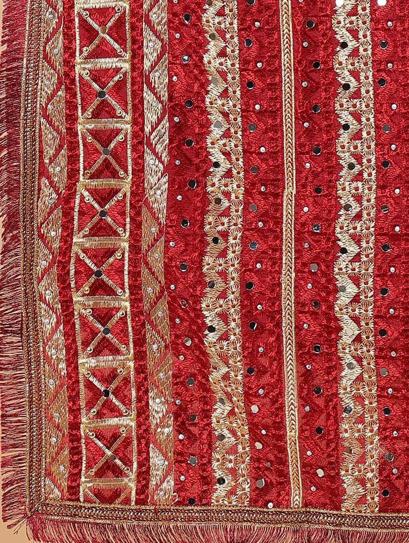 women phulkari dupatta with mirror work - 21707703 -  Standard Image - 7