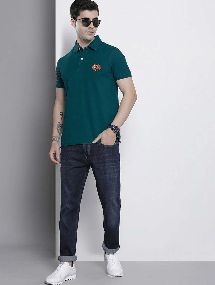 men short sleeves plain polo t-shirt - 21707903 -  Standard Image - 2