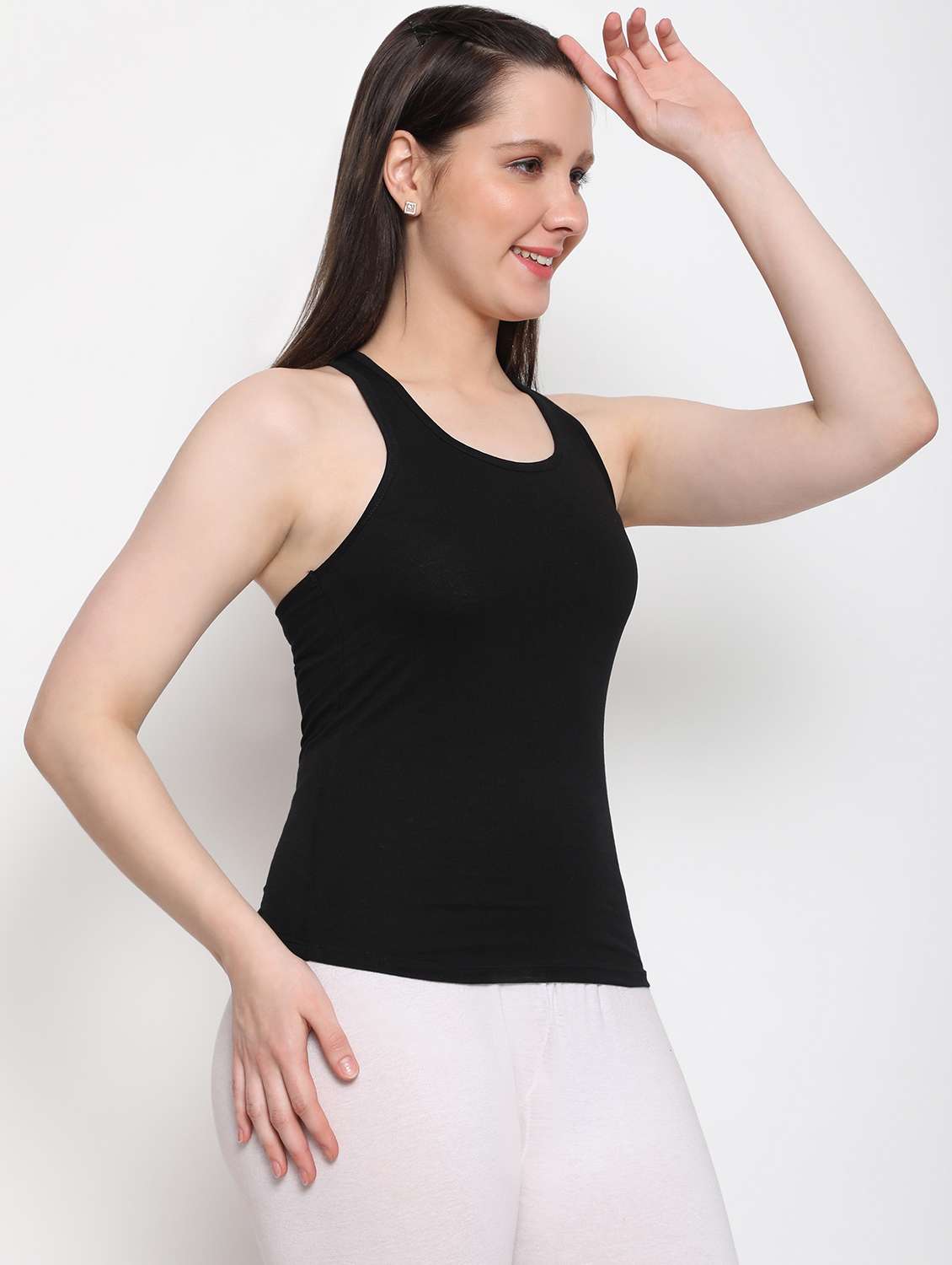 women scoop neck solid camisole - 21708519 -  Standard Image - 2