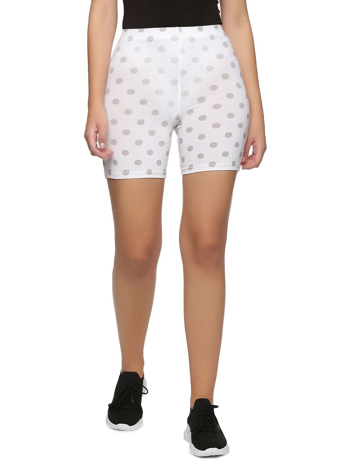 women mid rise printed cycling shorts  - 21708587 -  Zoom Image - 0
