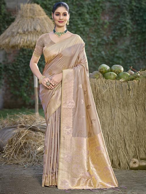 women self design banarasi saree with blouse - 21708841 - Standard Image - 0