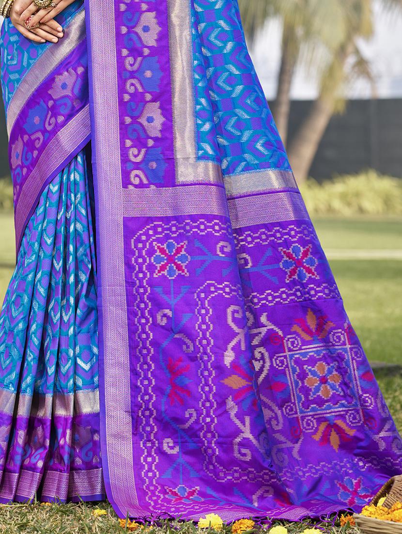 women self design bordered saree with blouse - 21708886 - Standard Image - 2