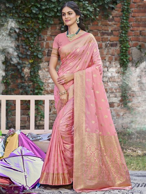 women self design banarasi saree with blouse - 21708933 - Standard Image - 0