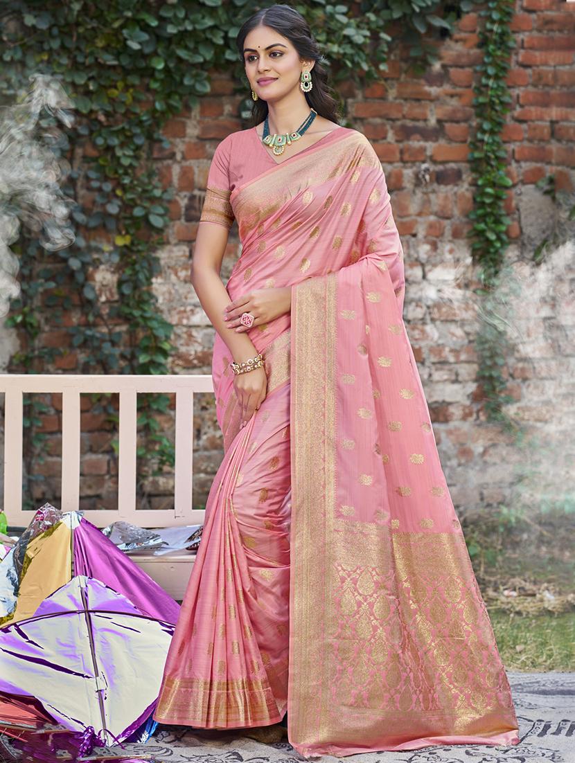 women self design banarasi saree with blouse - 21708933 - Zoom Image - 0