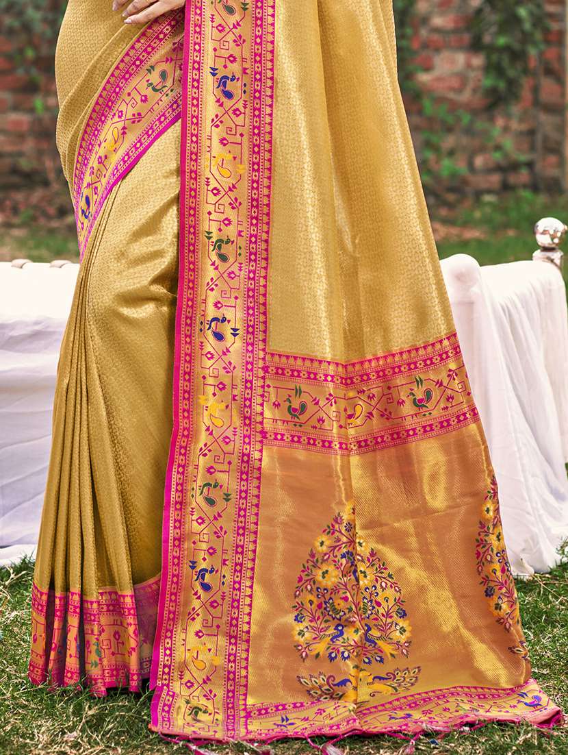 women self design paithani saree with blouse - 21708937 -  Standard Image - 2