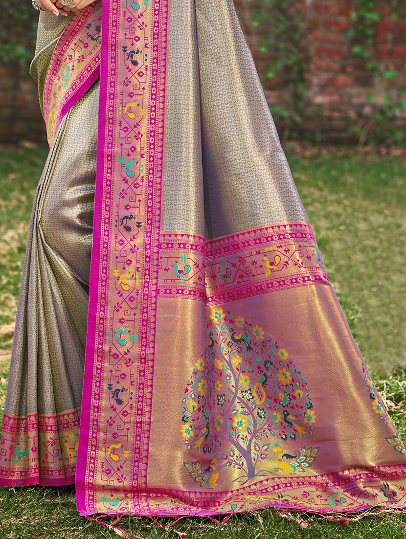 women self design paithani saree with blouse - 21708938 - Standard Image - 2