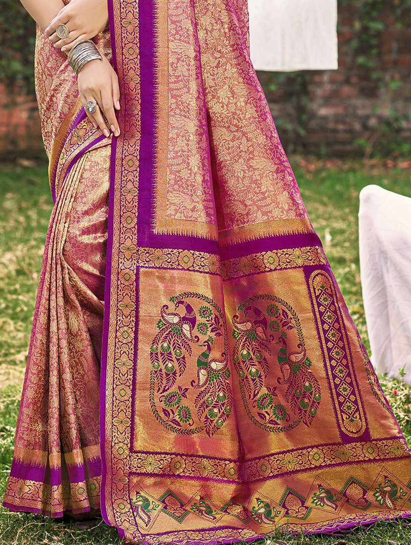 women self design banarasi saree with blouse - 21708960 -  Standard Image - 2