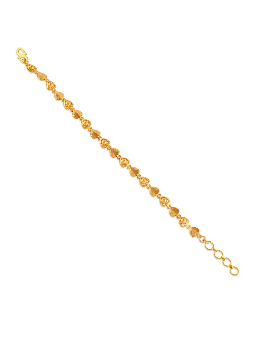 women gold plated links bracelet - 21709022 -  Standard Image - 2