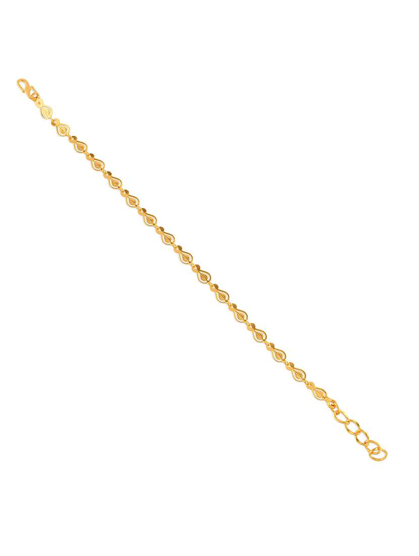 women gold plated links bracelet - 21709027 -  Standard Image - 2