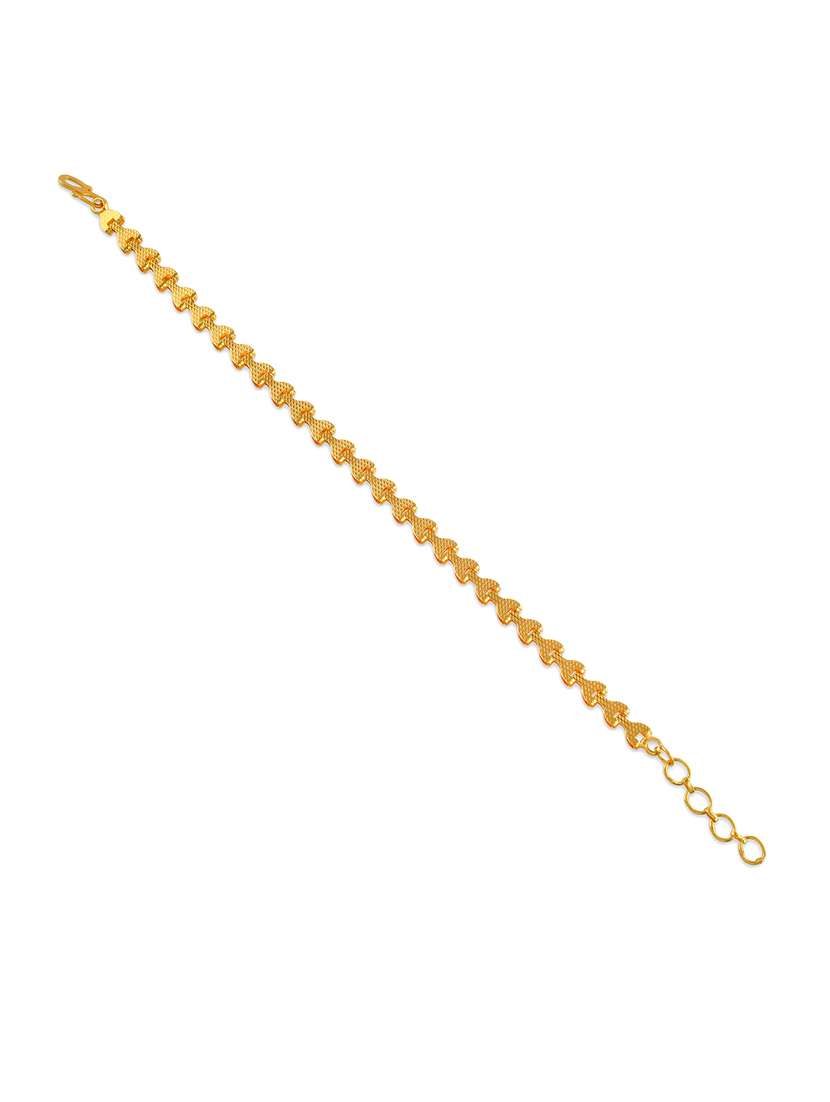 women gold plated links bracelet - 21709134 -  Standard Image - 2