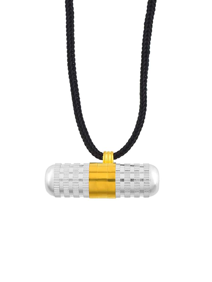 men silver plated openable tabij pendant - 21709283 - Standard Image - 2